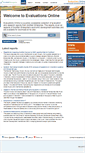 Mobile Screenshot of evaluationsonline.org.uk